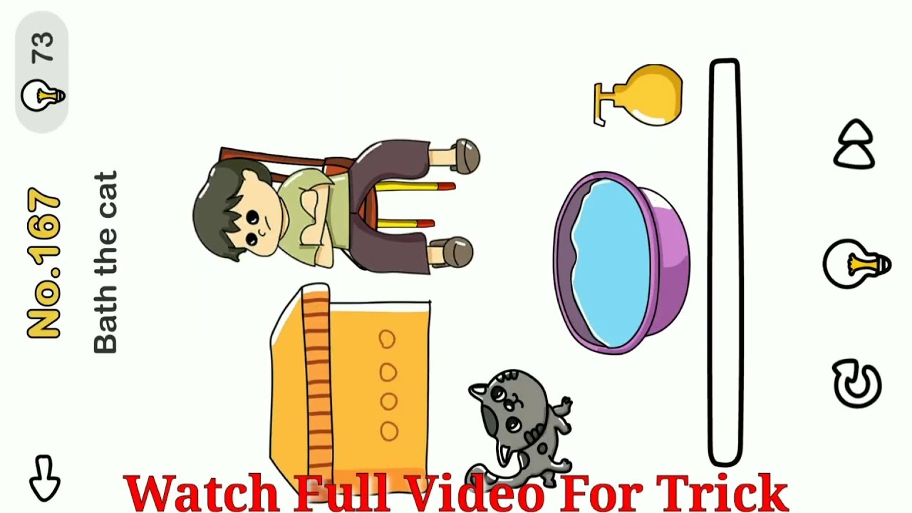 Brain Out Level 222 Bath the cat YouTube