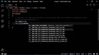 Arrays Test 7: Write a program in C to delete an element at desired position from an array