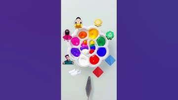 Squid game #colormixing #satisfying #squidgame #squidgamechallenge #squidgame2 #shorts