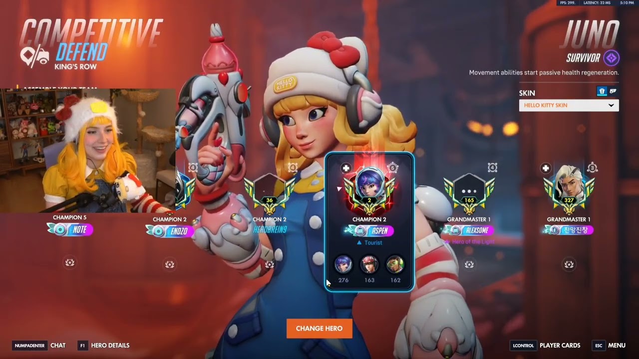 JUNO Gameplay with 18K HEALS in a Tough Loss – ASPEN  Overwatch Season 3 6v6