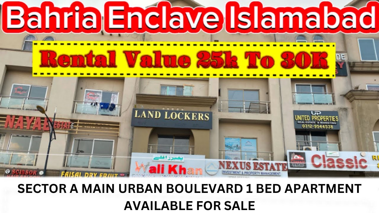 Sector A 1 Bed Apartment Available For Sale Bahria Enclave Islamabad 