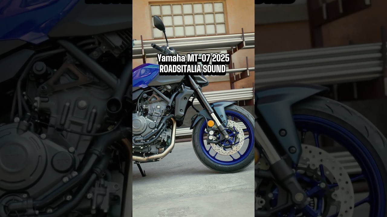 Yamaha MT-07 2025 + Roadsitalia = Sound Pazzesco 🔊🔥  