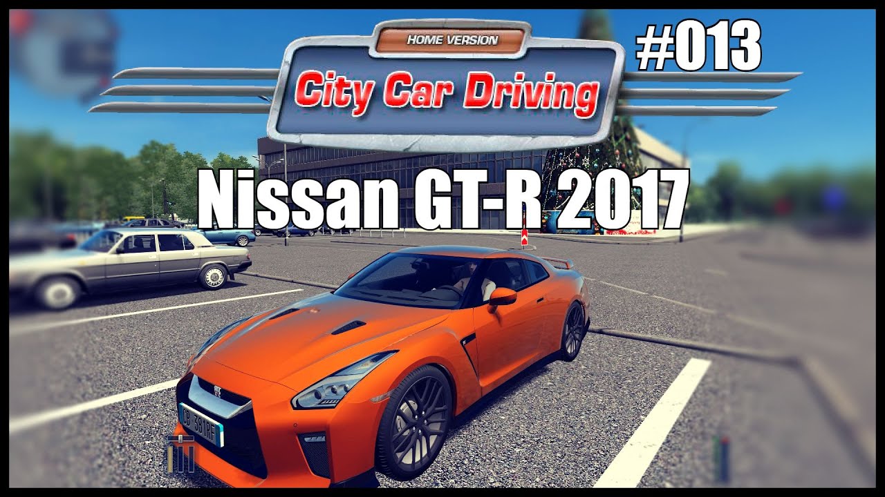 Nissan city car driving