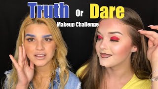 TRUTH OR DARE MAKEUP CHALLENGE!!! Ft. Karen Rodriguez