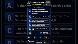 📚 GEOGRAPHY Class - VI QuizYodha App – Practice Daily UPSC, SSC, NEET & Current Affairs MCQs