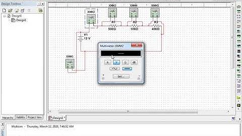 Video 3  Series circuit analysis  Ohms law with multisim