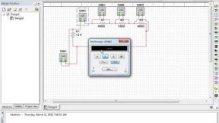 Video 3  Series circuit analysis  Ohms law with multisim screenshot 2