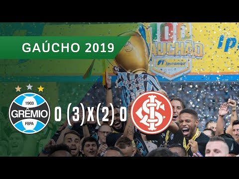 GRÊMIO 0 (3) X (2) 0 INTERNACIONAL - MELHORES MOMENTOS - 17/04 - CAMPEONATO GAÚCHO 2019