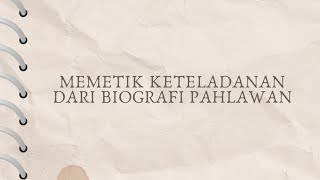 BIOGRAFI TOKOH (Bahasa Indonesia kelas X SMA) BIOGRAFI TOKOH (Bahasa Indonesia kelas X SMA)