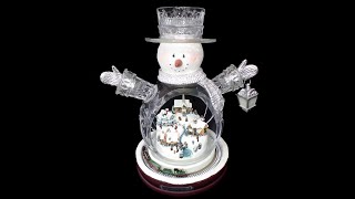 THOMAS KINKADE "WHITE CHRISTMAS" SNOWMAN