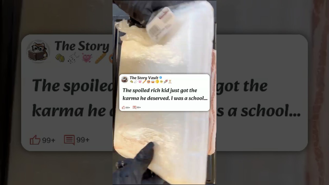 Избалованный богатый ребенок только что получил по заслугам! 