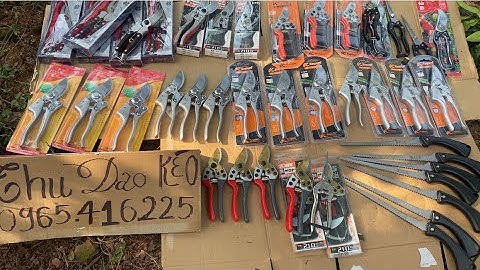 Tổng hợp các mẫu kéo cắt cành cầm tay| cưa lọng nhật 21cm