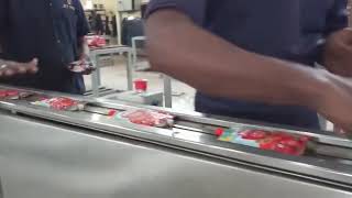 Automatic Flow Wrapping Machine for Tomato Ketchup Pouch