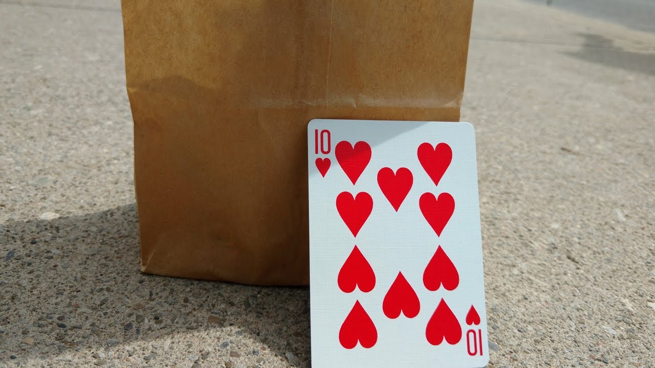 DO IMPOSSIBLE MAGIC WITH A PAPER BAG! (CARD TRICK REVEALED!) YouTube
