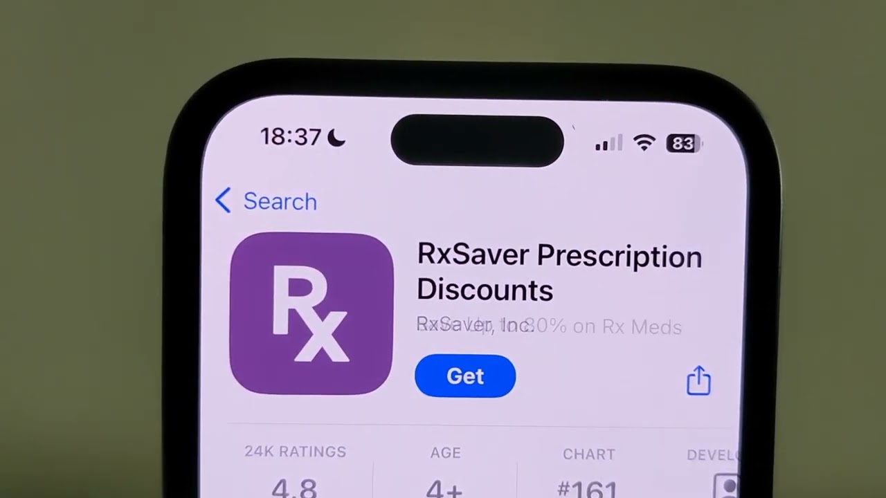 How to Download RxSaver Prescription Discounts on iPhone iOS, App Store, Android, Play Market