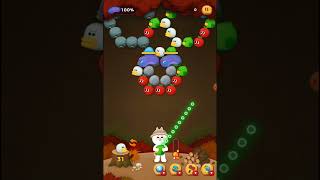 「line bubble 2」遊戲,level 126 (無道具)。