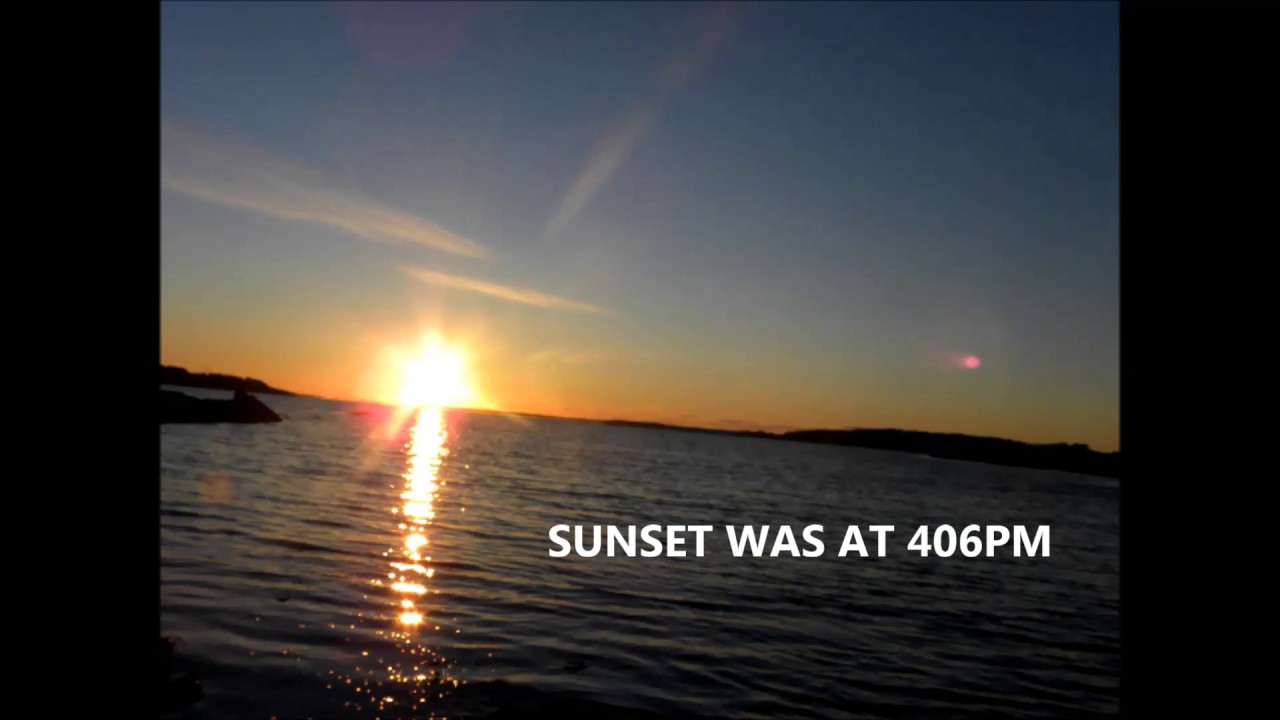 KETTLE COVE .MAINE SUNSET TIME LAPSE DECEMBER 10 2016 YouTube