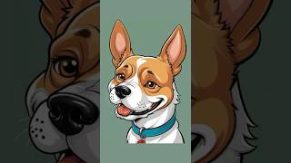 How to draw a #dog step by step, #howtodraw, #youtubekids