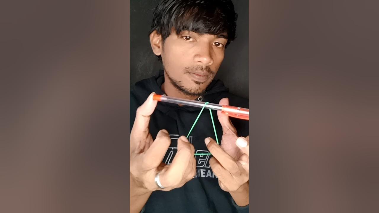 Learn This Rubber Band Magic Trick tricks magic rubberbandtricks