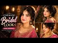 South Asian Bridal Look ✨ Cinematic Portrait Collage in Pink Lehenga
