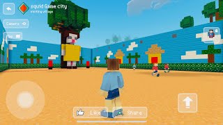 I Found a Squid Game Arena in This Block Craft 3d Village! 😱    🟥🟩 screenshot 4