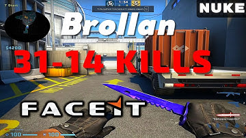 CSGO POV Brollan (31-14) (Nuke) 𝙒𝙞𝙣 (16-6) / Faceit 06.10.2022