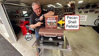 Smoked Tenderloin Steak using Pecan Shells! / Pit Boss Portable Pellet Smoker / Grill!