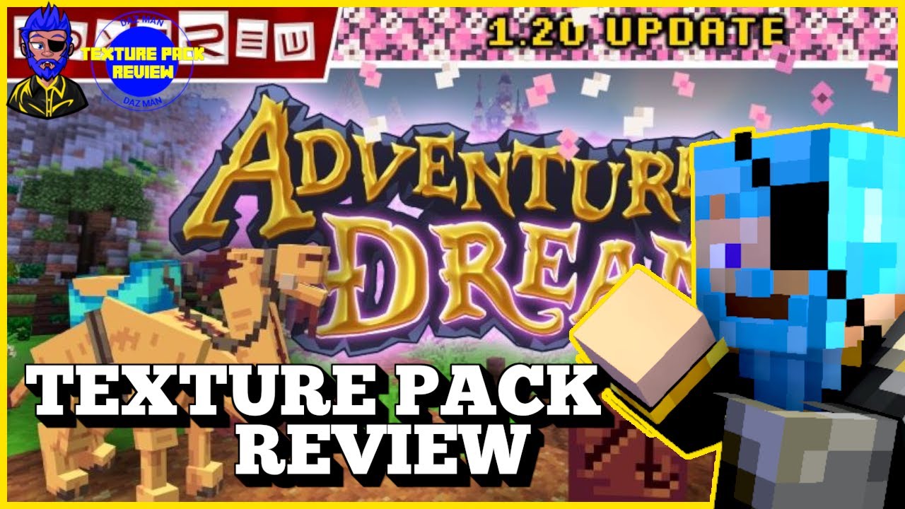 Adventurer's Dream Mash Up Texture Pack Review ¦ Daz Man Minecraft Texture Pack Review ¦ Bedrock