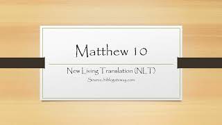 Matthew 10 (NLT)