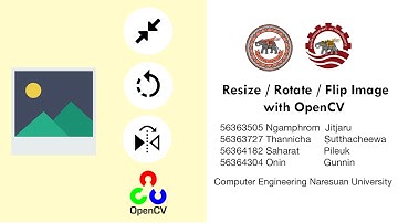 OpenCV Tutorial : Resize / Rotate / Flip Image