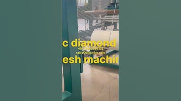 Plastic diamond shape mesh /Rhombus mesh fencing net production line