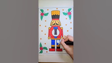 The Nutcracker. ☺️ #christmas #nutcracker #holiday #coloring #fyp