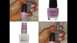 Spring Lilac Matte Nail Tutorial