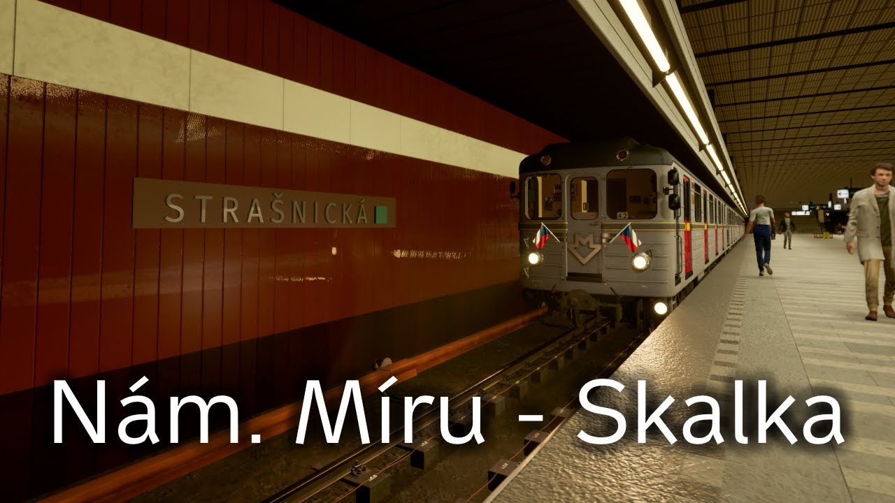 Nová verze Back in Service! - Přidaný spoj Skalka - Nám. Míru | Gameplay