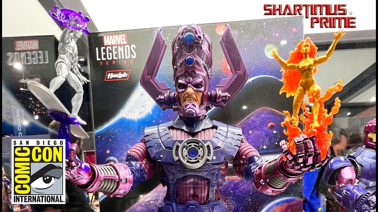 No reveals yet, GALACTUS! - Marvel Legends Booth at SDCC 2022 Preview Night Day 1