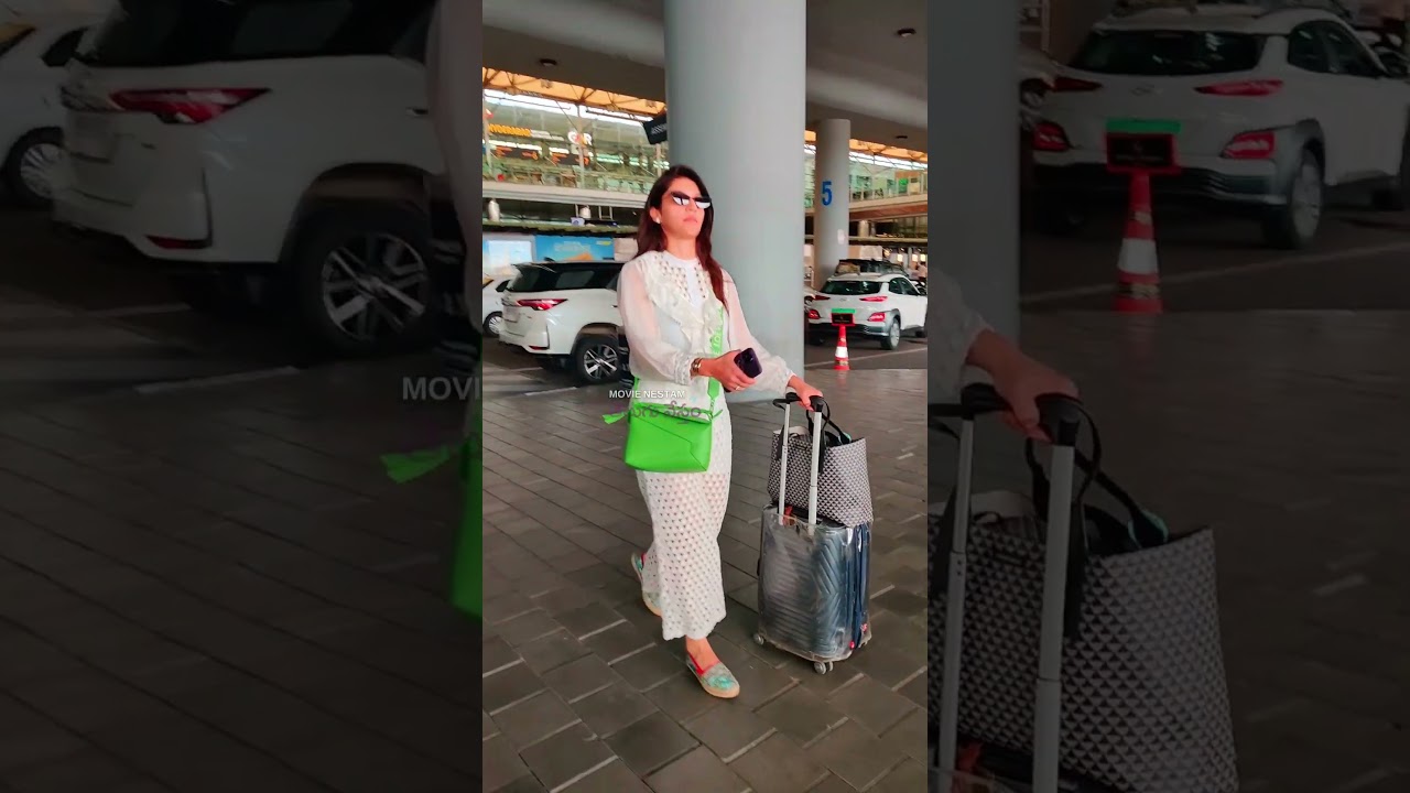 Actress Mehreen Pirzada Spotted At Airport
