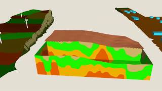 Shear wave velocities - Tunneler route survey using a marine surface wave acquisition