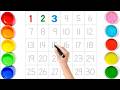Learn to Count 1 to 30 | ABC A to Z Learning | 2D Shapes | Counting Song & ABC Rhymes | Kids Video