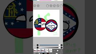 Arkansas does this new random trend. #countryballs #countryhumans #stateballs #statehumans