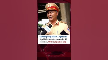 Người đàn ông bật khóc khi bị CSGT xử phạt vì chở hàng cồng kềnh #giaothong #camdong