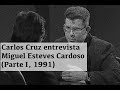Carlos Cruz entrevista Miguel Esteves Cardoso (1991) – Parte I