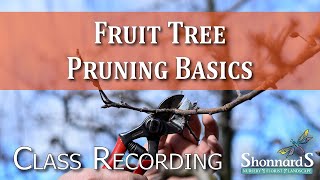 Basics of Fruit Tree Pruning - Class Recording 2025