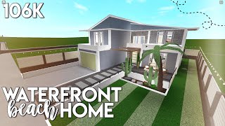 Bloxburg | Waterfront Beach Home | 106k