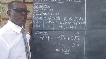 FORM THREE MATHEMATICS: Surds and Logarithms