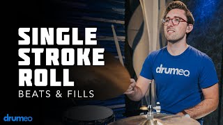 How To Play A Single Stroke Roll On The Drums - Drum Rudiment Lesson