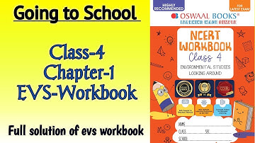 Going to School Class‐4 Chapter‐2 EVS‐Workbook (Part-2) fully solved exercise @NCERTTHEMIND