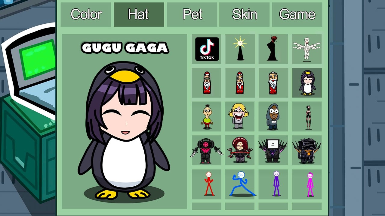 Gugu Gaga in Among Us ◉ 1000 iQ impostor funny