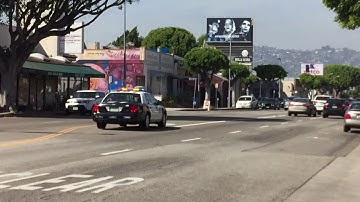 LAPD Crown Vic. Responding (code 3)