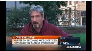 John McAfee is Back! - CNBC Oct 2013