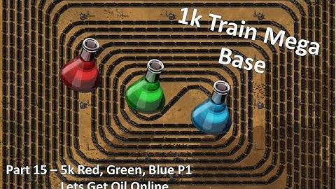 1k Train Mega Base - Factorio Lets Play Pt15  - 5k Start